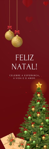 Marcador de Página - Feliz Natal v.3