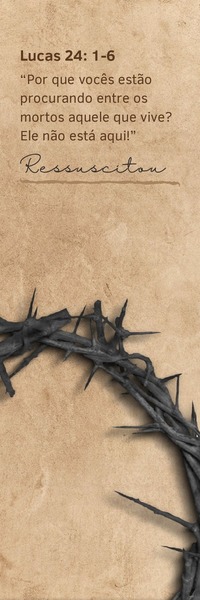 Marcador de Página - Ressuscitou