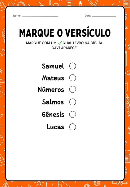 Marque o Versículo - Davi