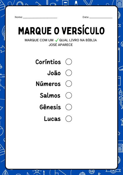 Marque o Versículo - José