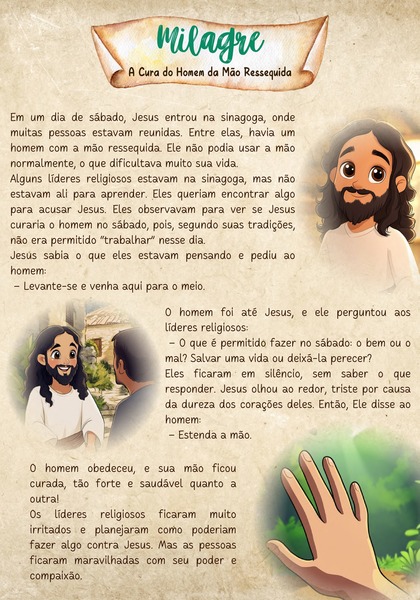 Milagre - A Cura do Homem da Mão Ressequida