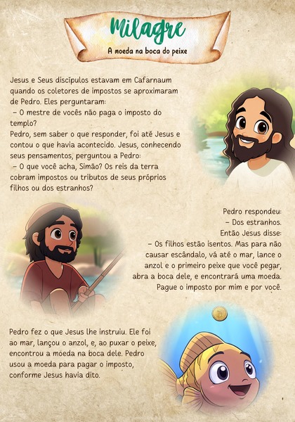 Milagre - A Moeda na Boca do Peixe