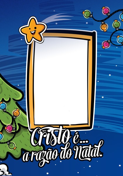 Molduras - Cristo é a Razão do Natal