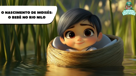 O Nascimento de Moisés - O Bebê no Rio Nilo