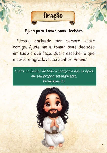 Oração - Ajuda para Tomar Boas Decisões