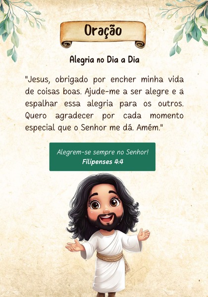 Oração - Alegria no Dia a Dia