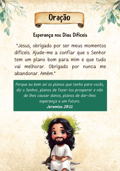 Oração - Esperança nos Dias Difíceis