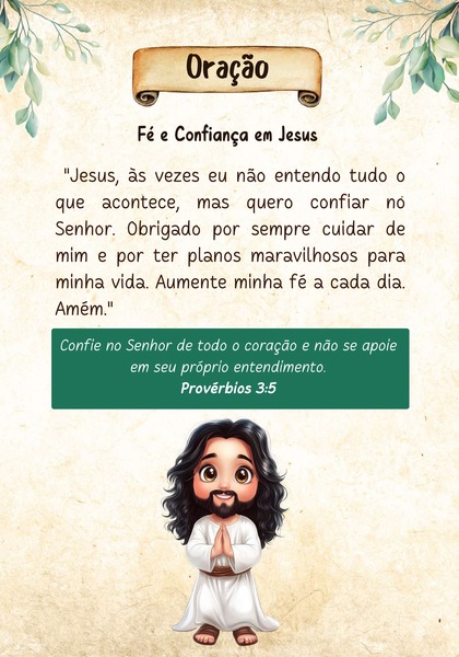Oração - Fé e Confiança em Jesus