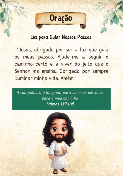 Oração - Luz para Guiar Nossos Passos