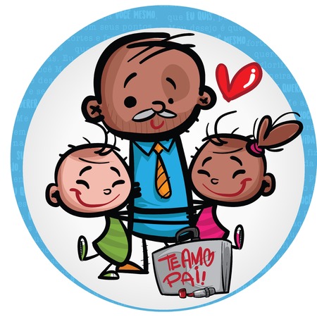 Painel Circular - Te Amo, Pai! v.2