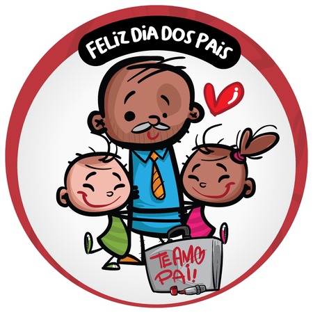 Painel Circular - Te Amo, Pai!