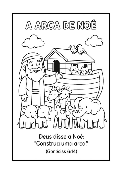Para Colorir - A Arca de Noé v.2