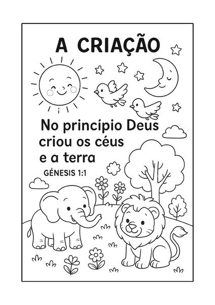 Para Colorir - A Criação v.2