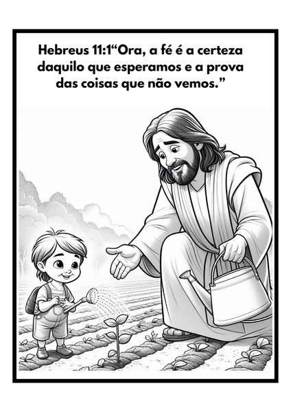 Para Colorir - Hebreus 11:1