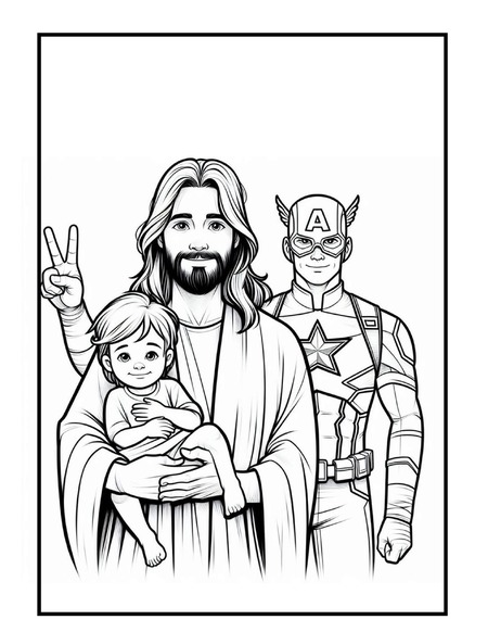 Para Colorir - Jesus, Meu Super-herói v.2