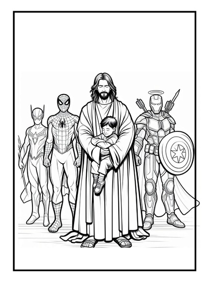 Para Colorir - Jesus, Meu Super-herói v.3
