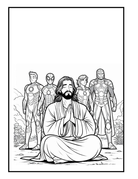 Para Colorir - Jesus, Meu Super-herói v.4