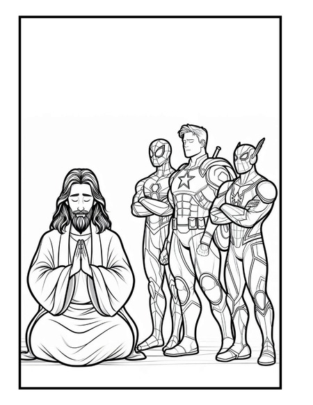 Para Colorir - Jesus, Meu Super-herói v.5
