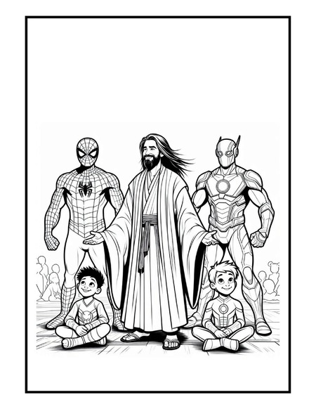 Para Colorir - Jesus, Meu Super-herói v.6