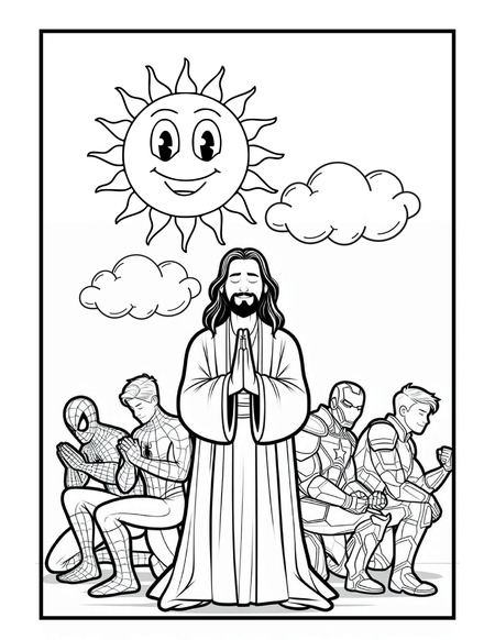 Para Colorir - Jesus, Meu Super-herói v.7