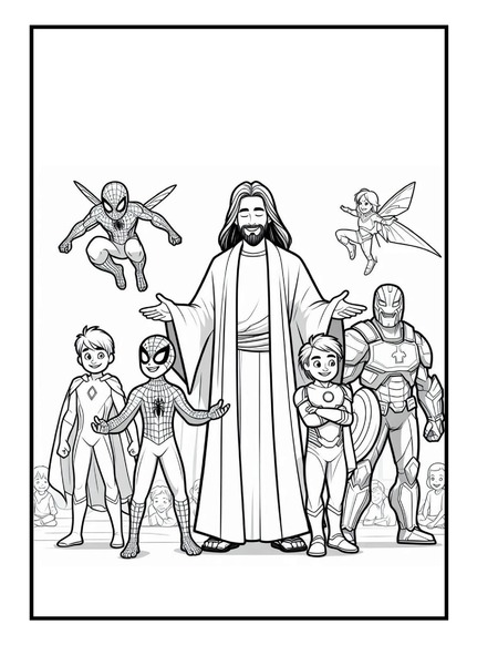 Para Colorir - Jesus, Meu Super-herói v.8