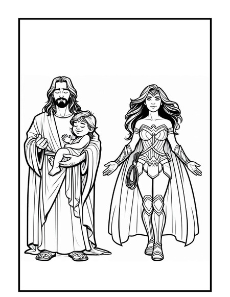 Para Colorir - Jesus, Meu Super-herói v.9