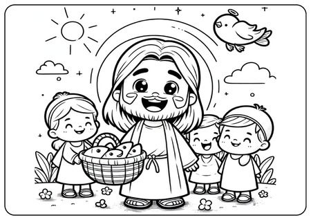 Para Colorir - Jesus e as Crianças v.2
