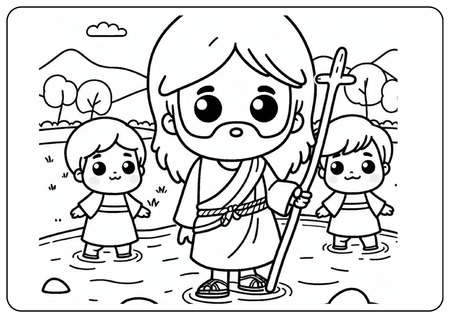 Para Colorir - Jesus e as Crianças v.3