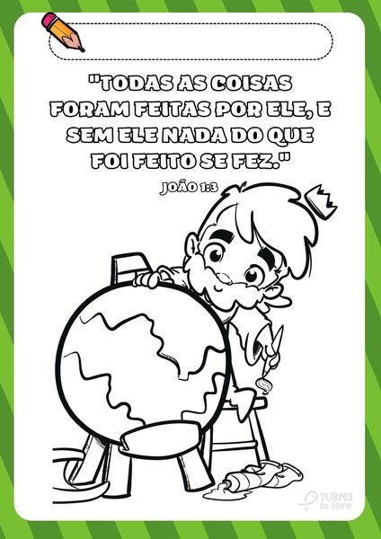 Para Colorir - João 1:3