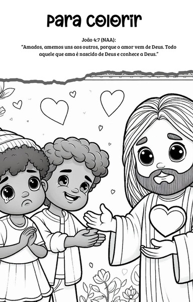 Para Colorir - João 4:7