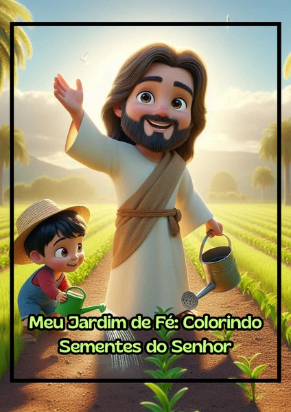 Para Colorir - Meu Jardim de Fé