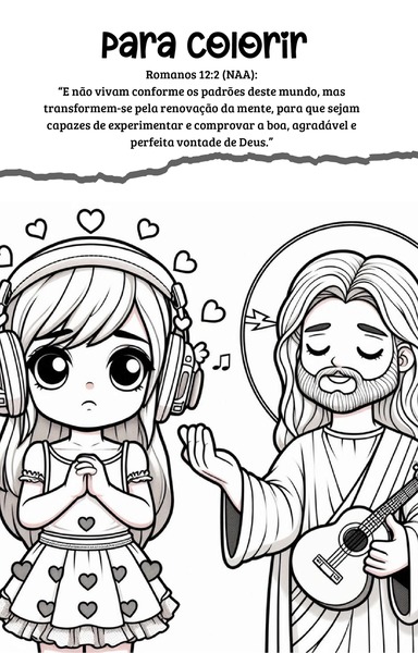 Para Colorir - Romanos 12:2