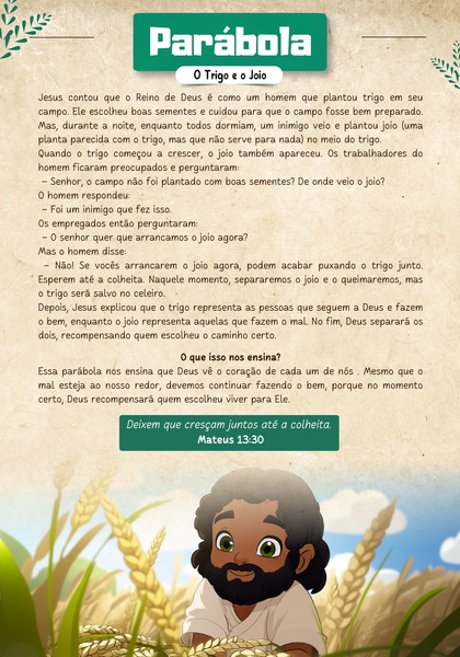Parábola - O Trigo e o Joio