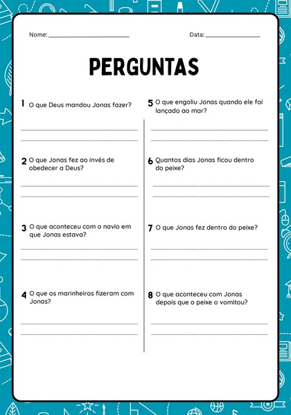 Perguntas - Jonas