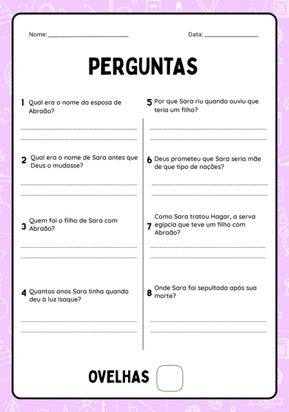 Perguntas - Sara