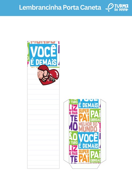 Porta Caneta - Te Amo, Papai! v.2