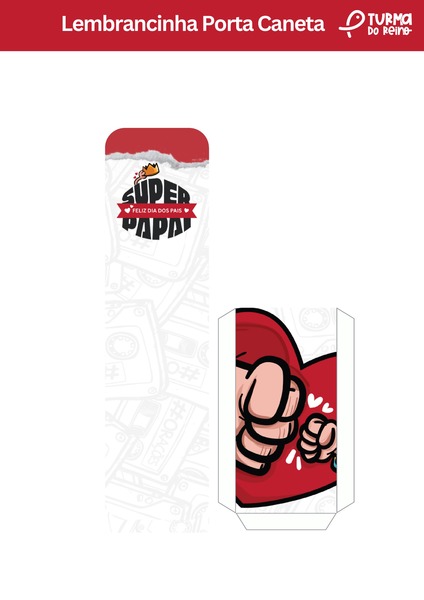 Porta Caneta - Te Amo, Papai!