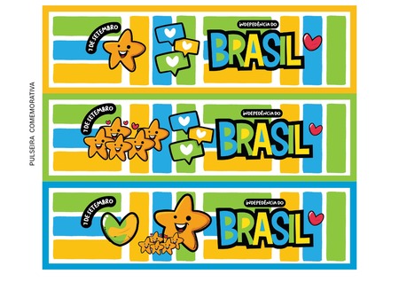 Pulseira Comemorativa - Independência do Brasil