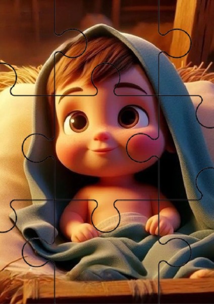 Quebra-cabeça - O Bebê Jesus v.2