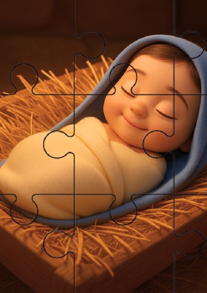 Quebra-cabeça - O Bebê Jesus v.3