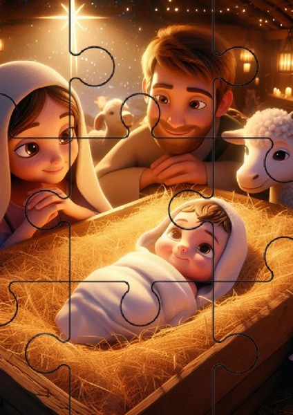 Quebra-cabeça - O Bebê Jesus