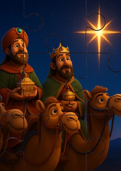 Quebra-cabeça - Os Reis Magos do Oriente
