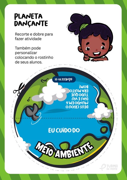 Recorte e Dobre - Eu Cuido do Meio Ambiente
