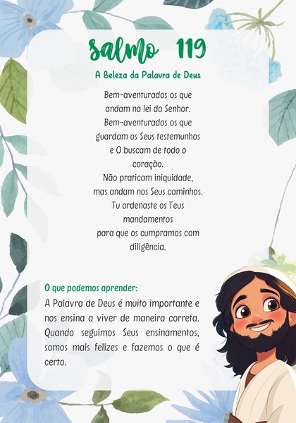 Salmo 119 - A Beleza da Palavra de Deus