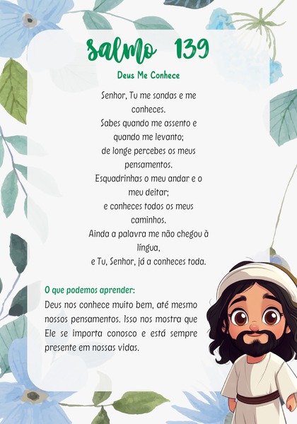 Salmo 139 - Deus Me Conhece