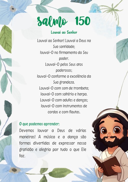 Salmo 150 - Louvai ao Senhor
