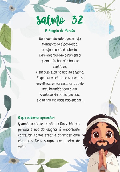 Salmo 32 - A Alegria do Perdão