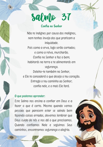 Salmo 37 - Confia no Senhor