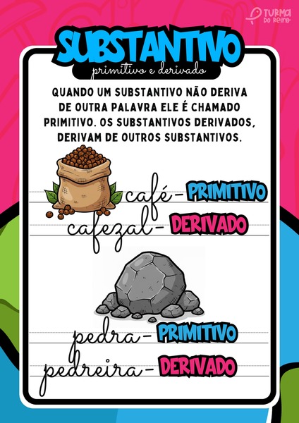 Substantivo - Primitivo e Derivado