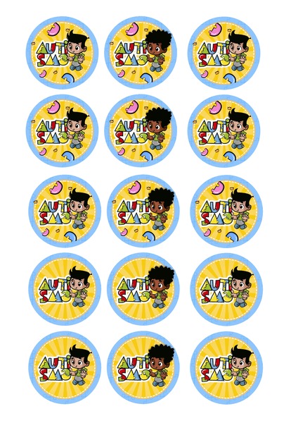 Tags e Adesivos - Autismo - Vendo o Mundo de um Jeito Diferente v.2